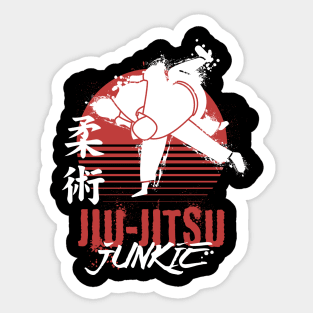 Jiu Jitsu Junkie Martial Arts Sticker